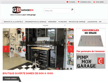 Tablet Screenshot of garagebox.ca