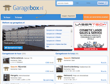 Tablet Screenshot of garagebox.nl